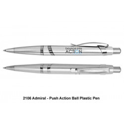 2106 Admiral - Push Action Ball Plastic Pen, Promotional Gifts, Promotional Gift, Singapore